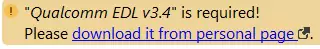 Qualcomm EDL v3.4